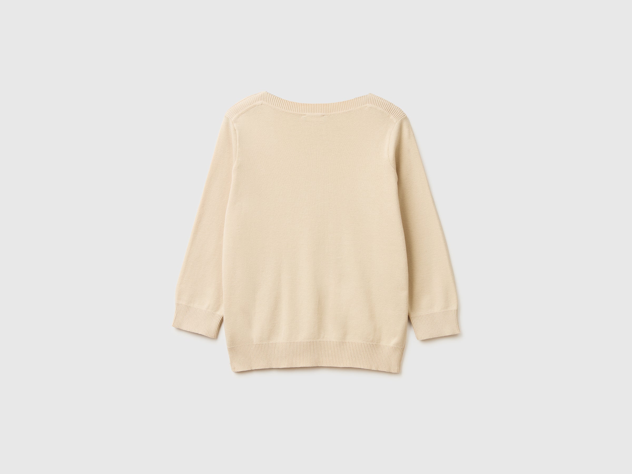 Beige sweater with boat neck - ucb_image_BS
