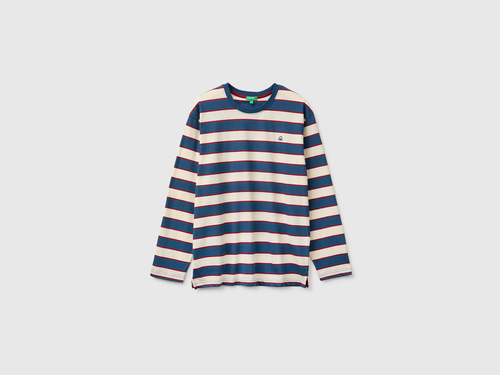 T-shirt às riscas em algodão orgânico - ucb_image_FS