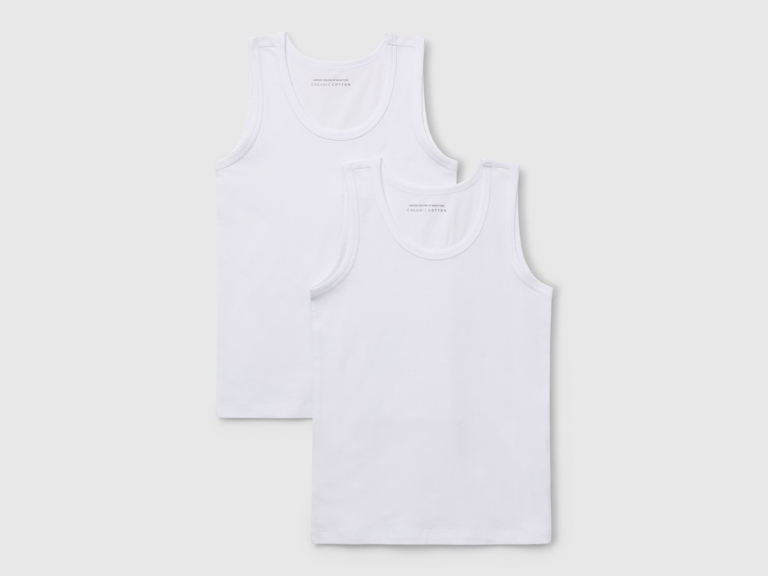 Duas t-shirts sem mangas em algodão orgânico stretch - ucb_image_FS