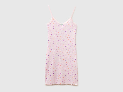 Patterned nightgown with shoulder straps - ucb_image_FS