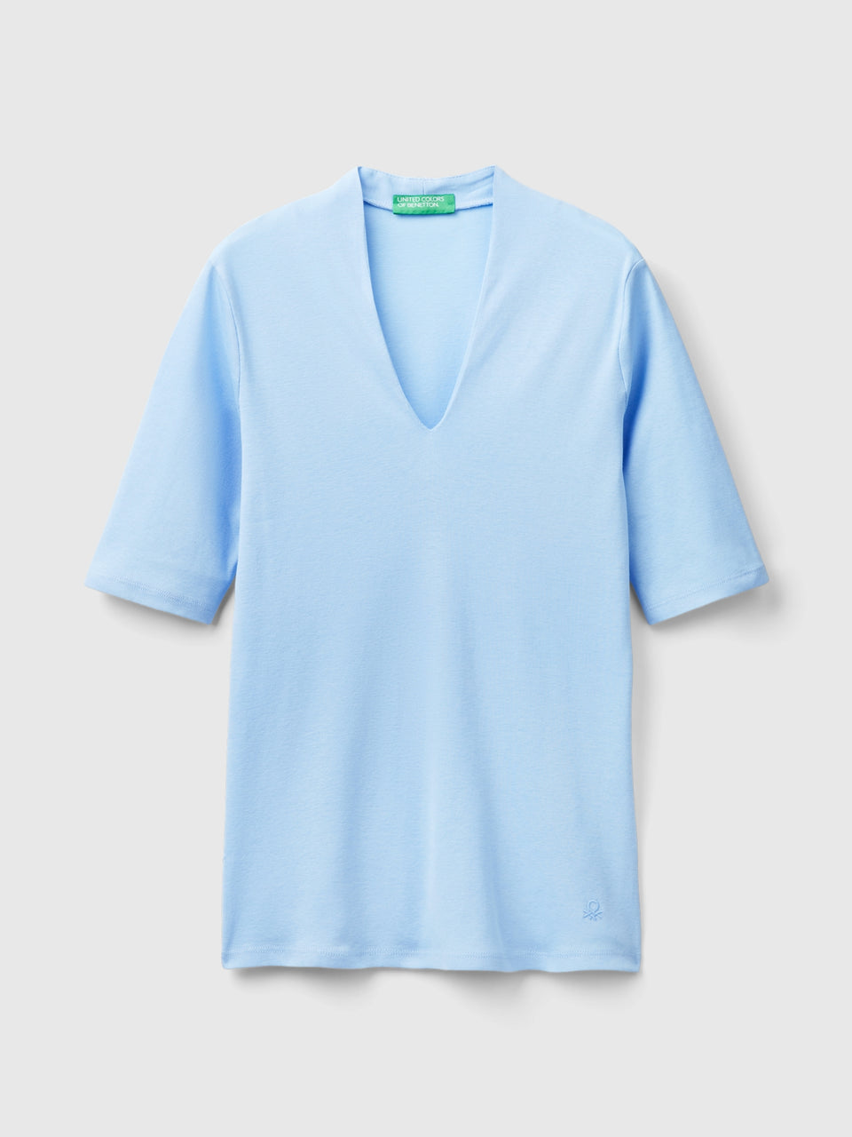 T-shirt slim fit em algodão de fibra longa - ucb_image_FS