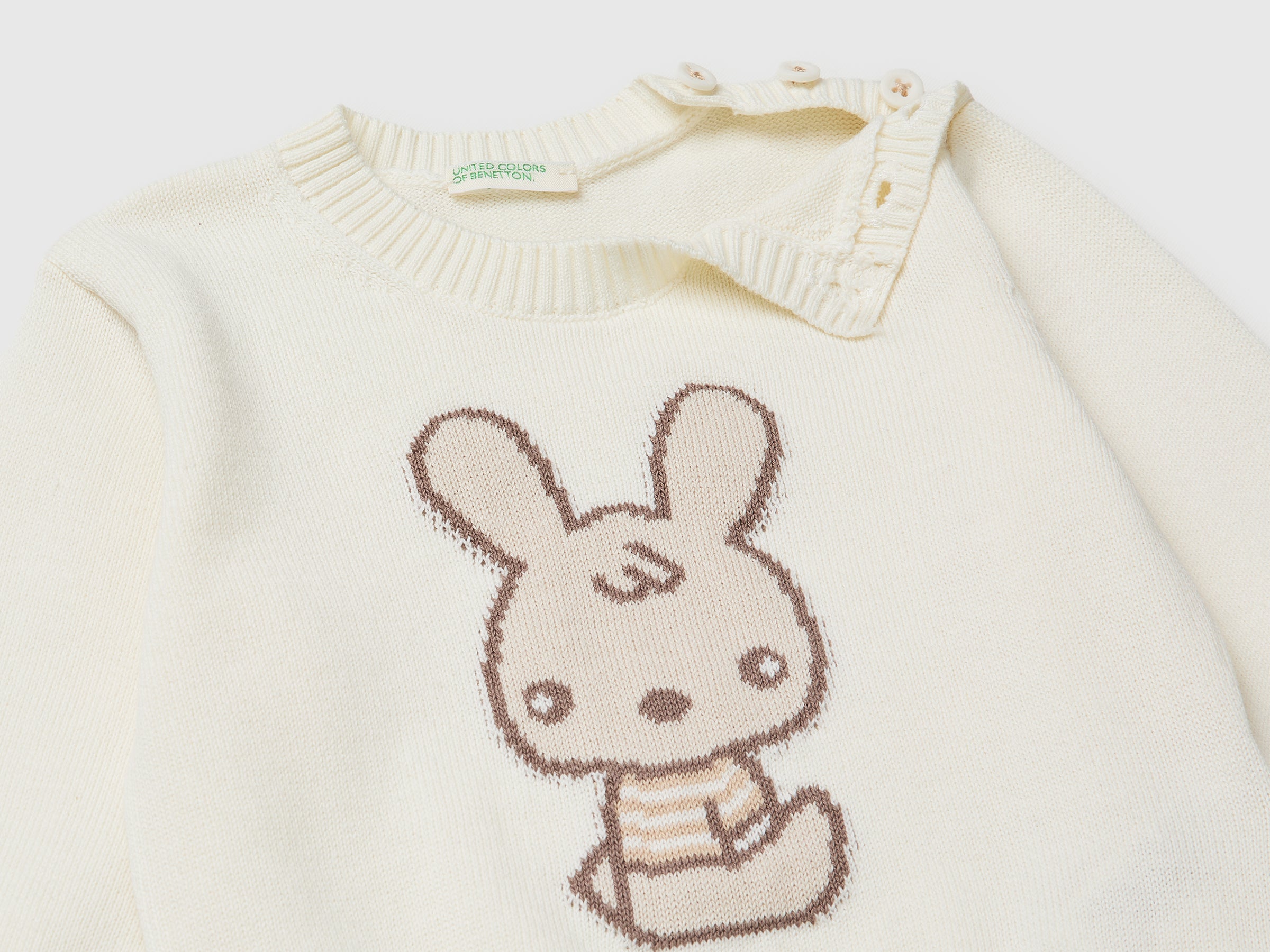 Sweater with bunny inlay - ucb_image_DS1