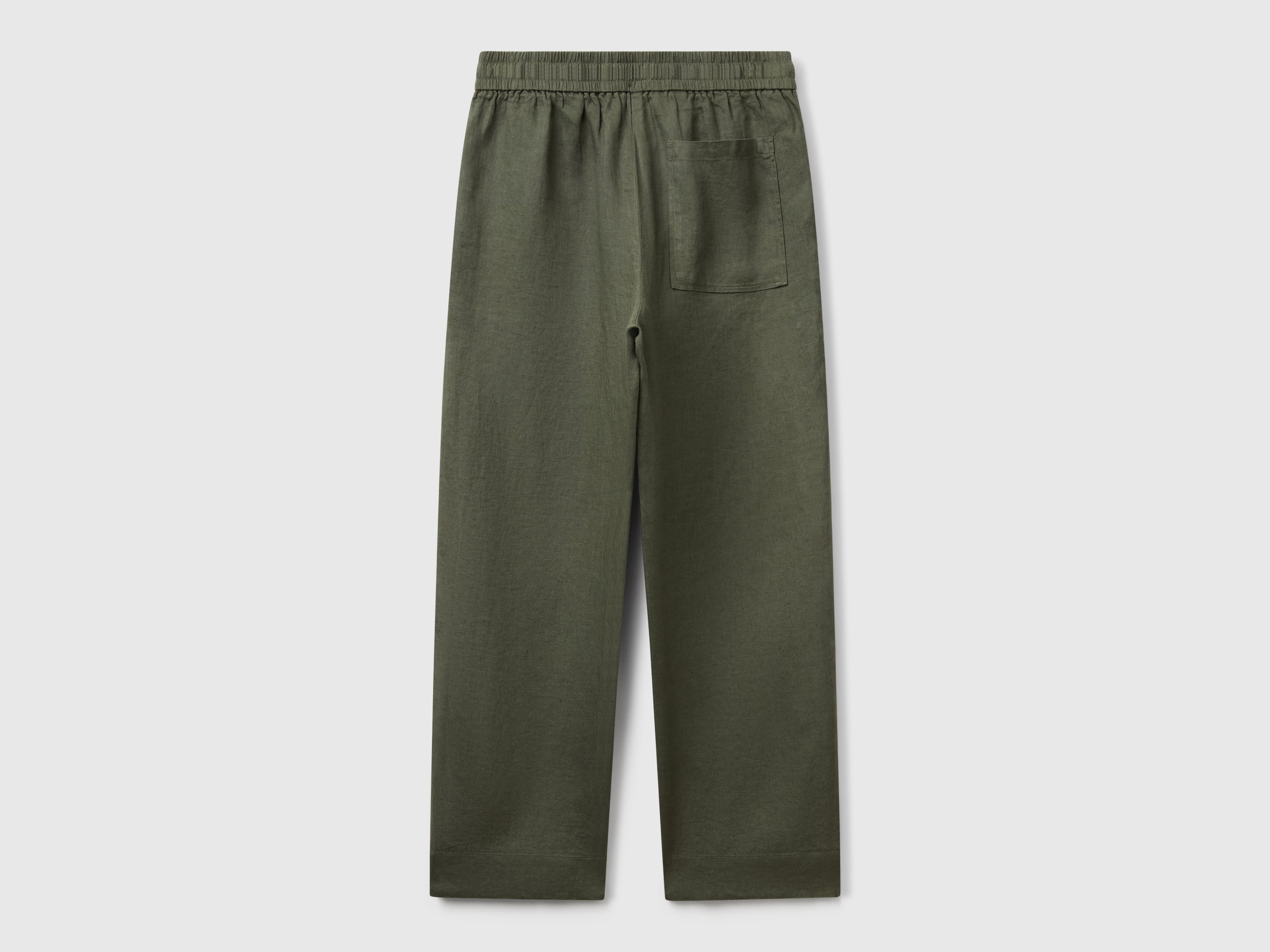 Trousers in pure linen with elastic - ucb_image_BS