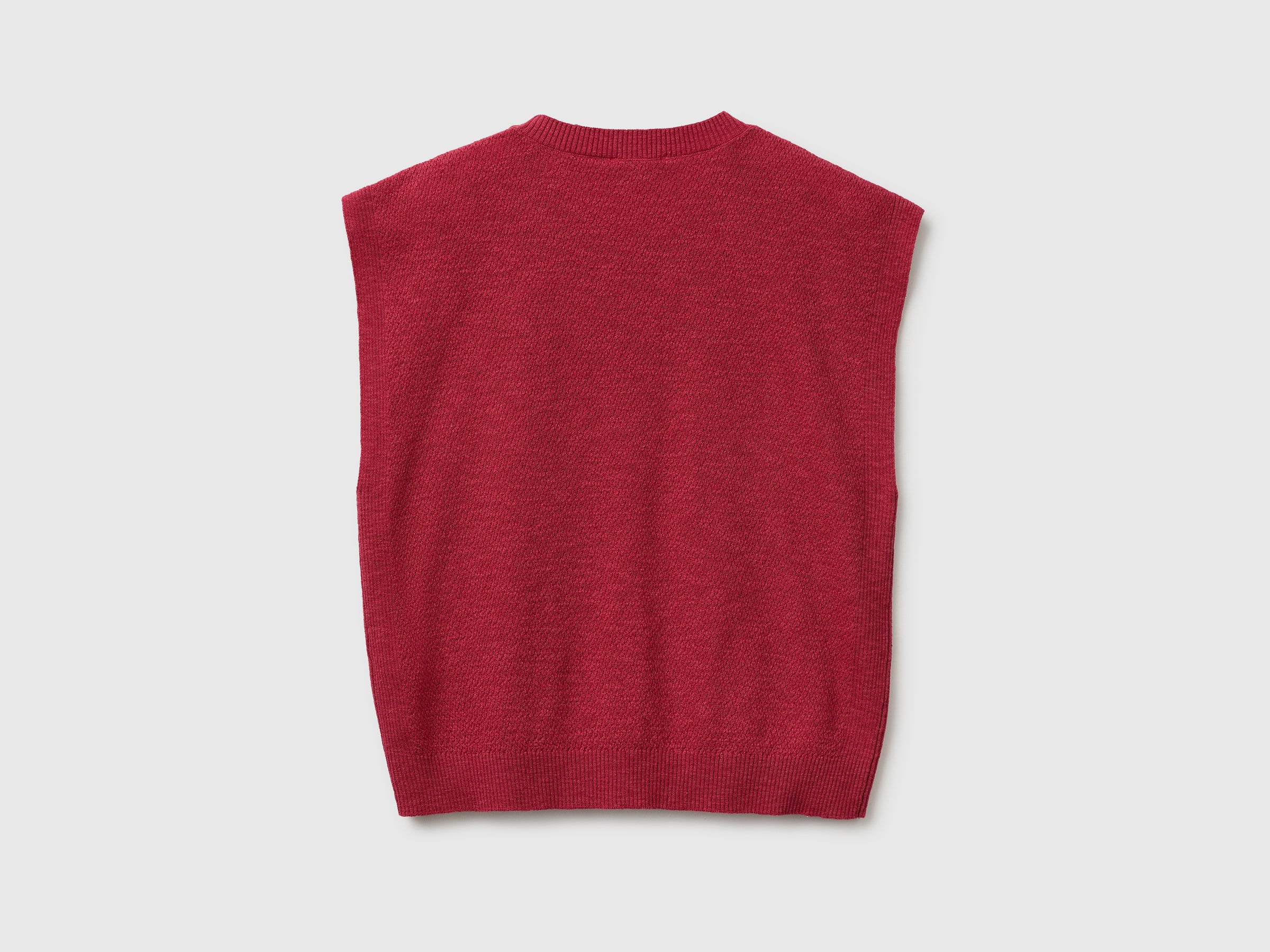 Sleeveless linen blend sweater - ucb_image_BS