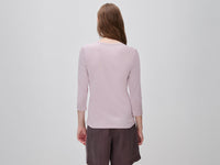 T-shirt slim fit com decote à barco - ucb_image_B