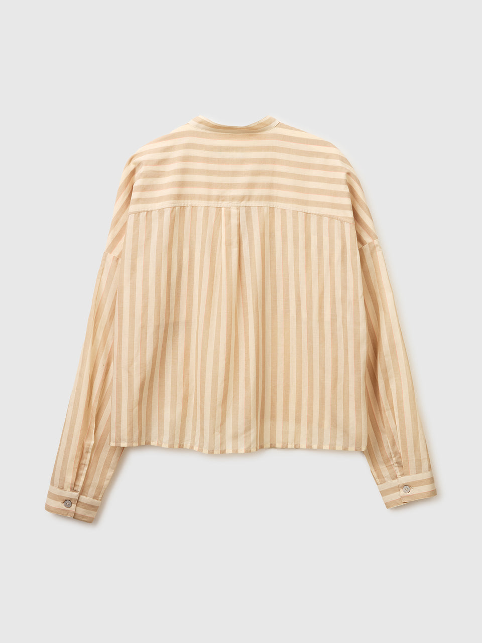 Striped shirt with mandarin collar - ucb_image_BS