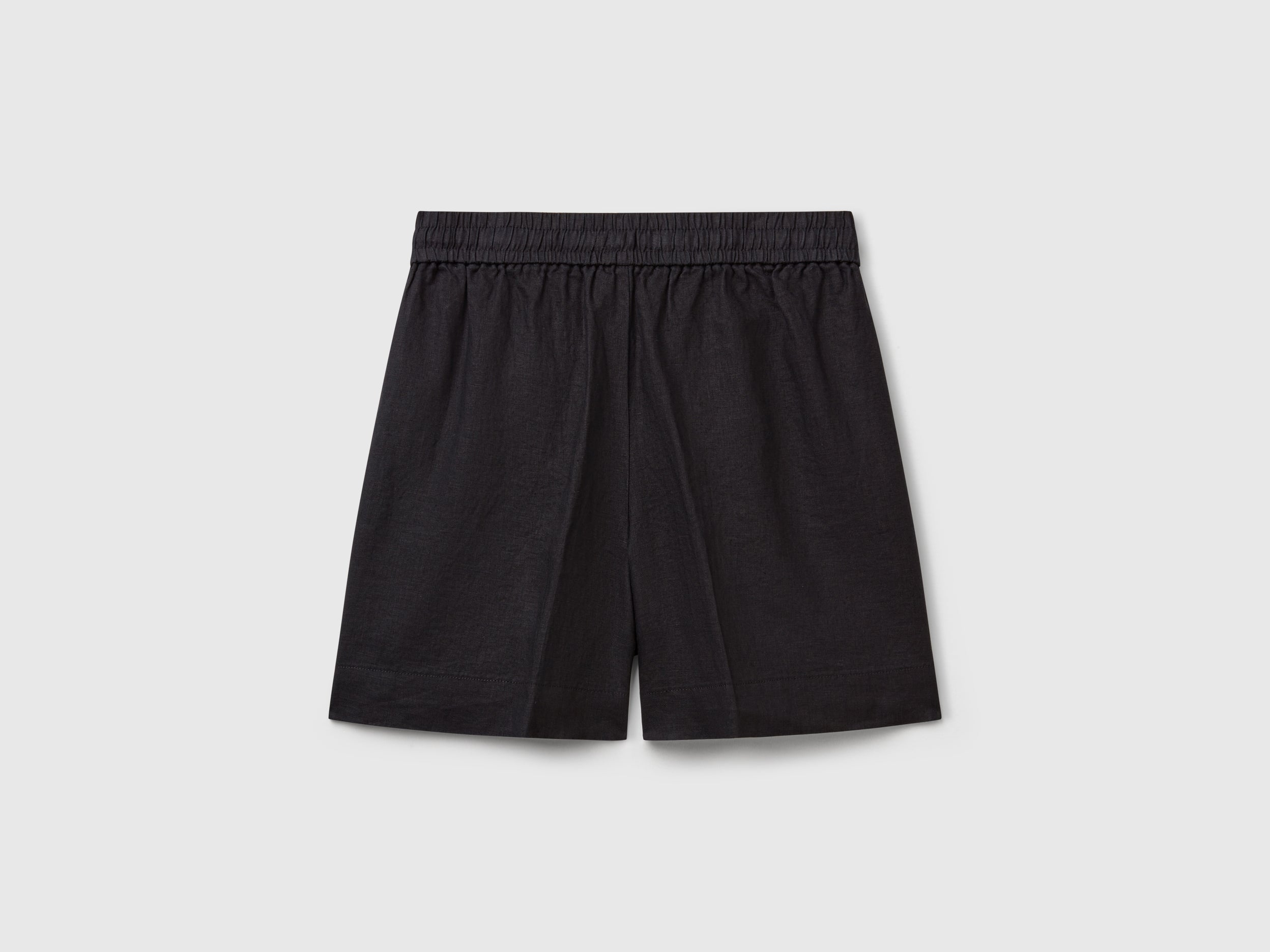 Shorts em linho puro com cordão de ajuste - ucb_image_BS