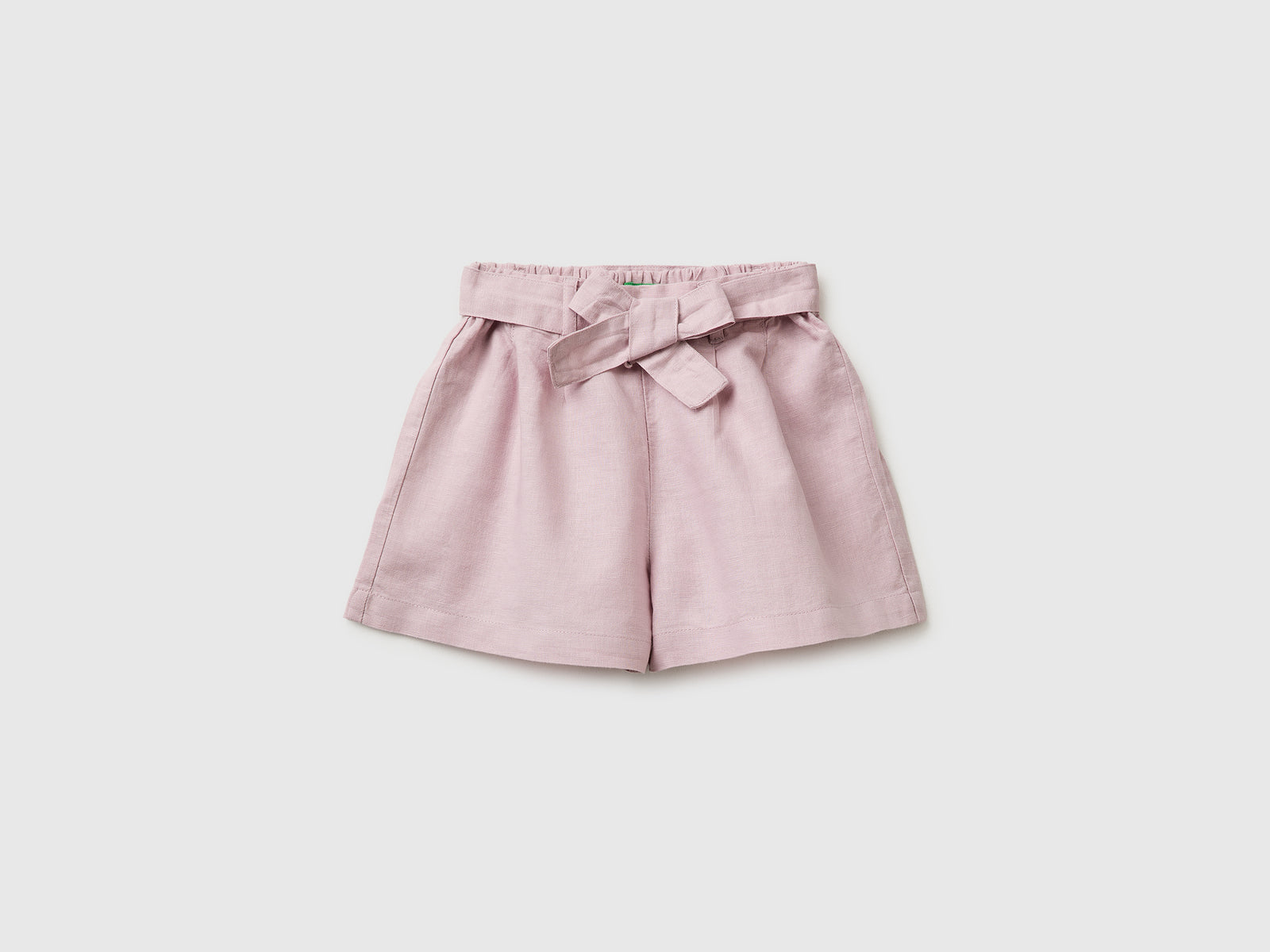 Linen blend shorts with sash - ucb_image_FS