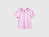 T-shirt com folhos na gola - ucb_image_BS
