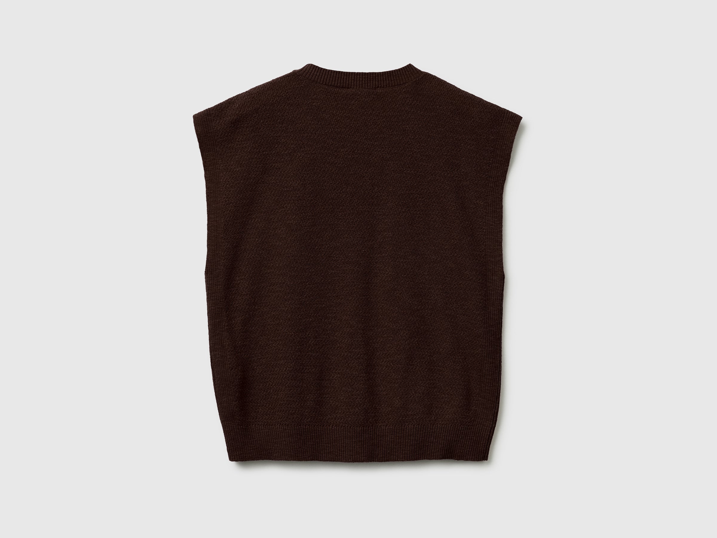 Sleeveless linen blend sweater - ucb_image_BS