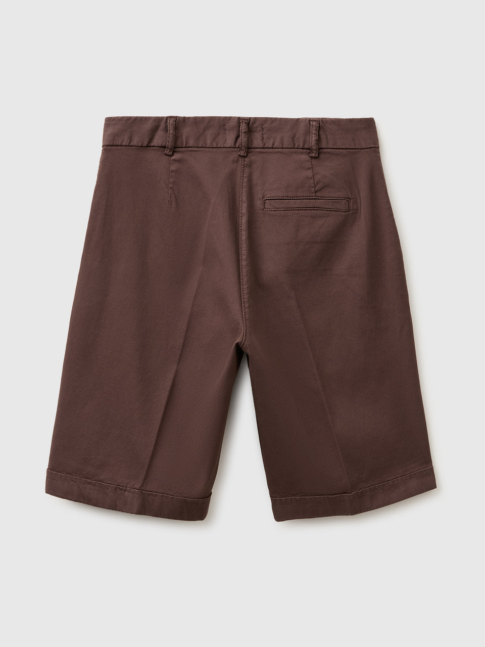 Regular fit Bermuda shorts with turn-ups - ucb_image_BS