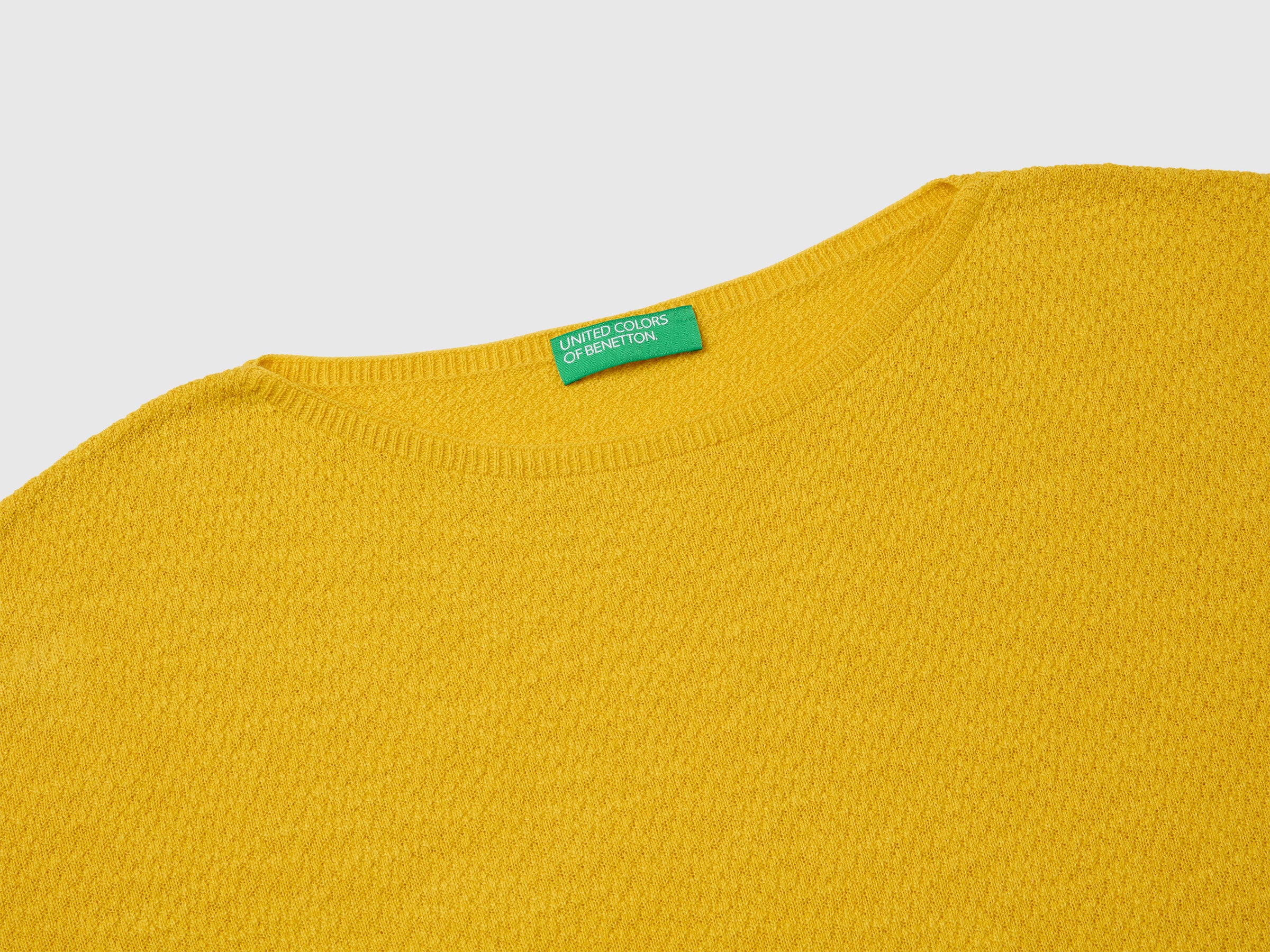 Boxy fit linen blend sweater - ucb_image_DS1