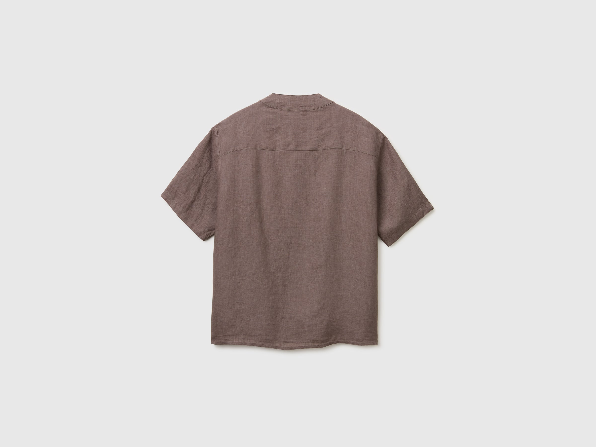 Pure linen V-neck shirt - ucb_image_BS