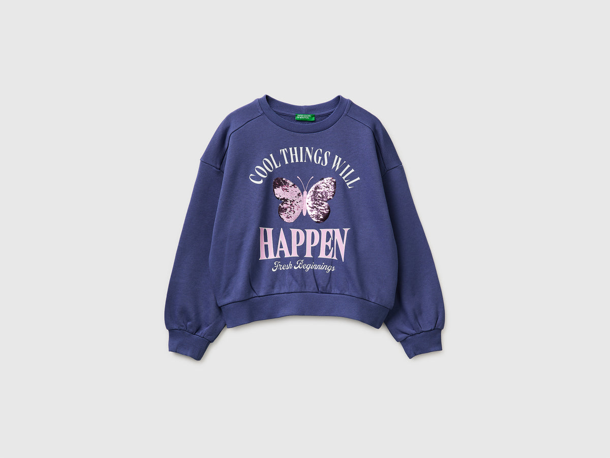 Sweatshirt with print and sequins - ucb_image_FS