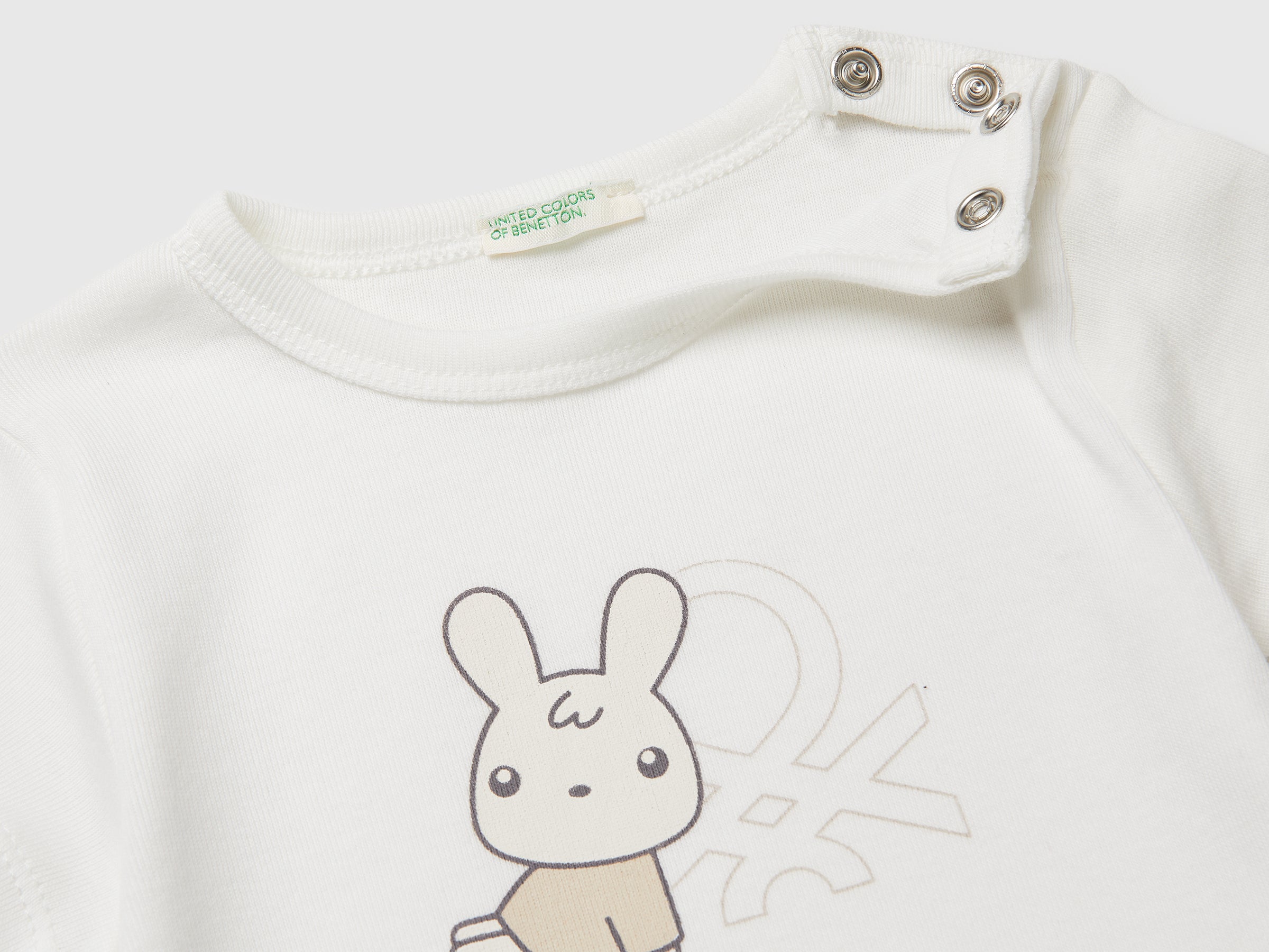 Logo print t-shirt in organic cotton - ucb_image_DS1