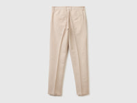 Chinos regular fit em mistura de linho - ucb_image_BS