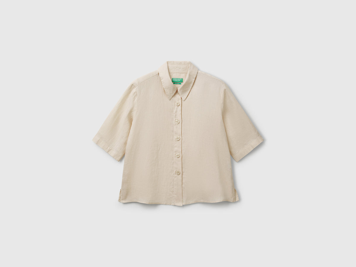 Camisa curta em puro linho - ucb_image_FS