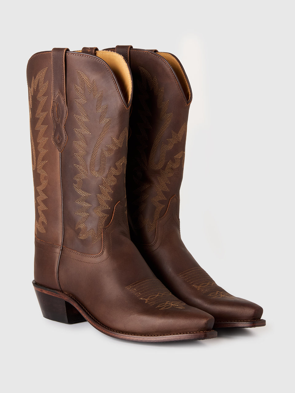 Brown Texan high boots - ucb_image_FS