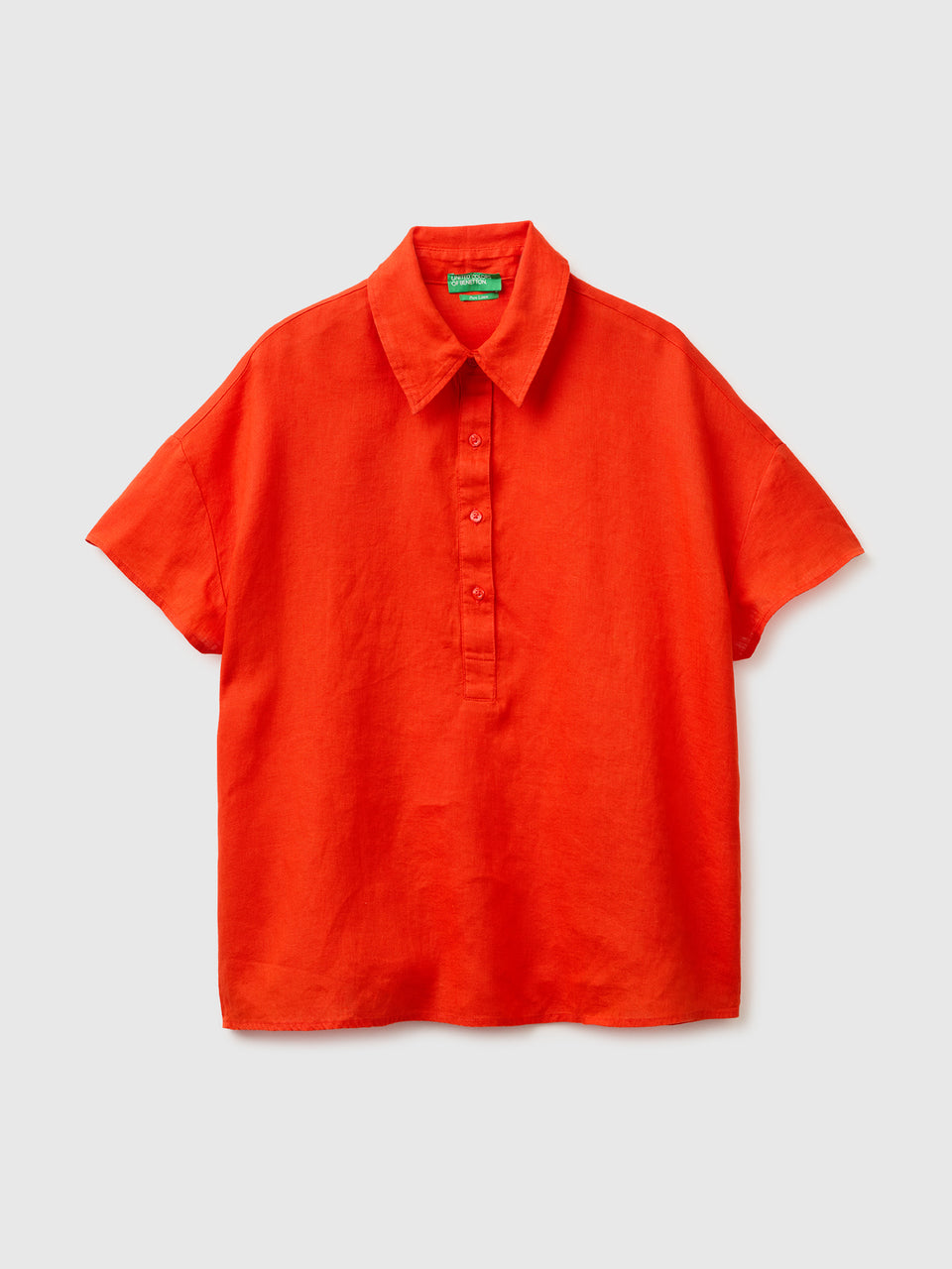 100% linen short-sleeved blouse - ucb_image_FS