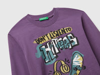 T-shirt de manga comprida com estampa - ucb_image_DS1
