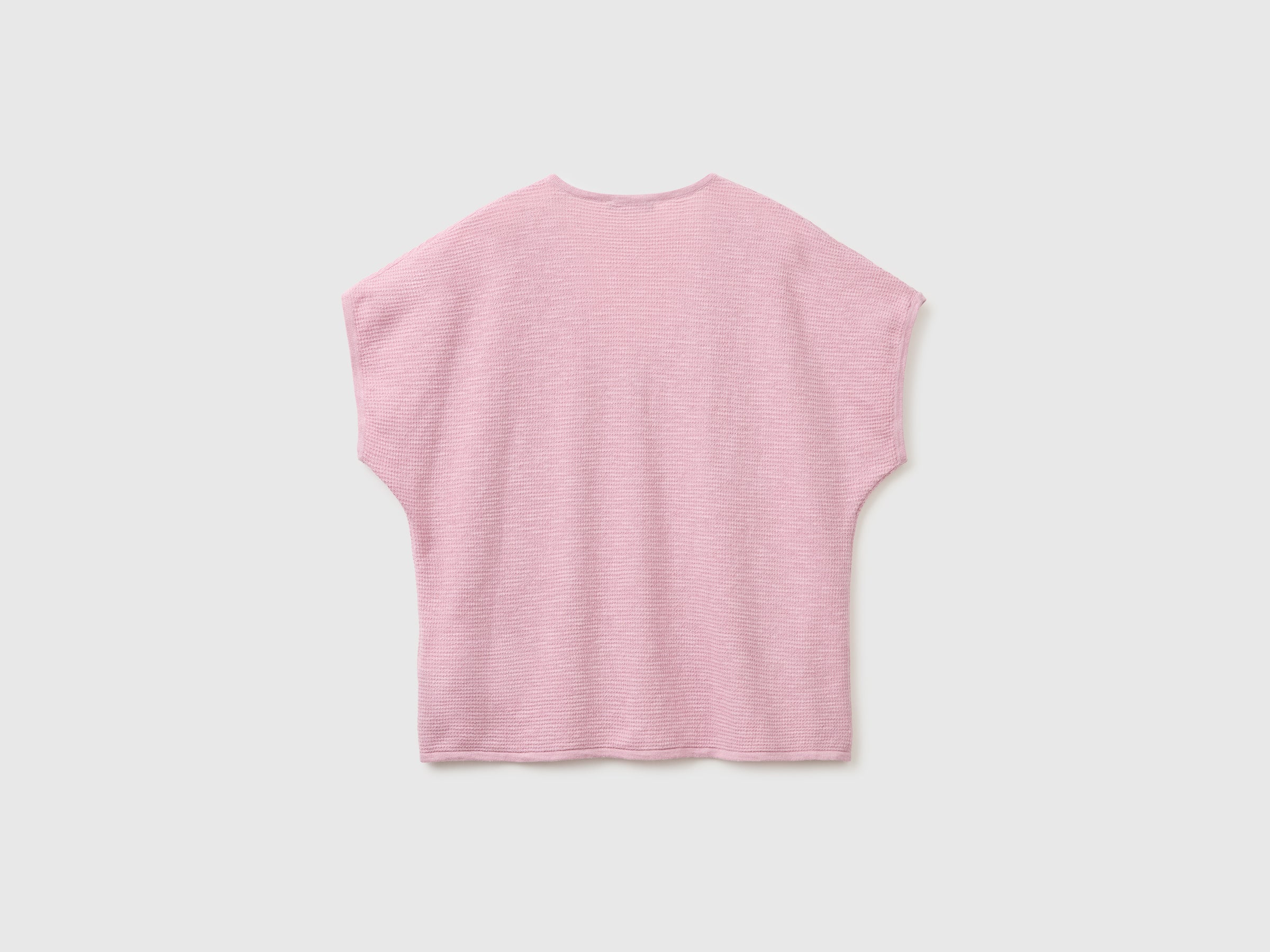 V-neck sweater in linen blend - ucb_image_BS