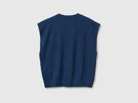 Sleeveless linen blend sweater - ucb_image_BS