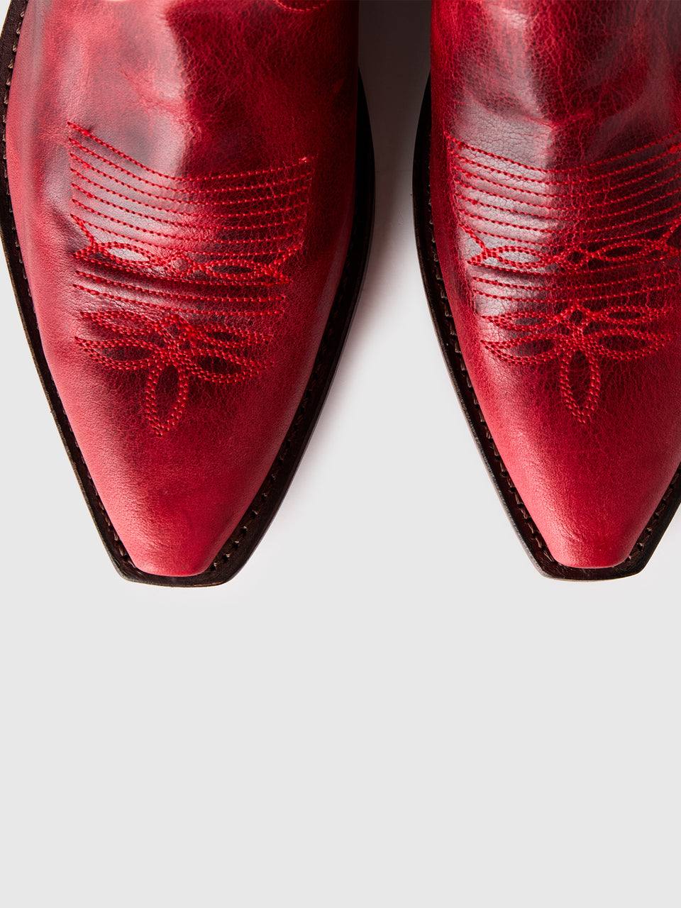 Botas texanas de cano longo vermelhas - ucb_image_BS
