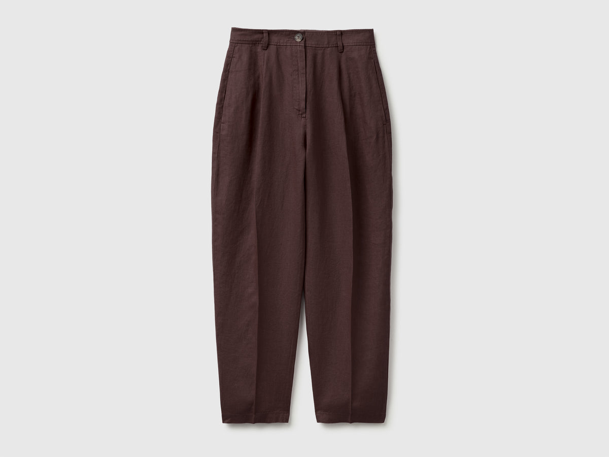 100% linen straight trousers - ucb_image_FS