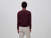 Camisola de gola redonda em pura lã Merino - ucb_image_B