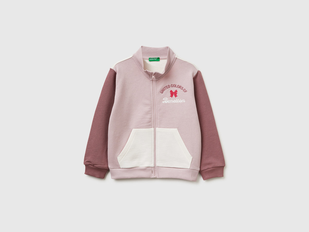 Zip-up sweatshirt with print - ucb_image_FS