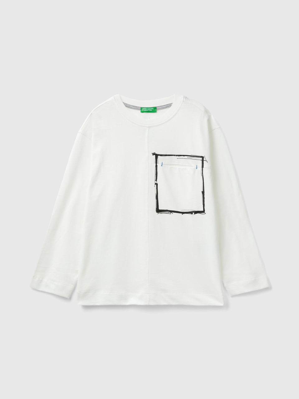 T-shirt com bolso pequeno em algodão orgânico - ucb_image_FS