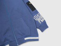 Open sweatshirt with nylon inserts - ucb_image_DS1