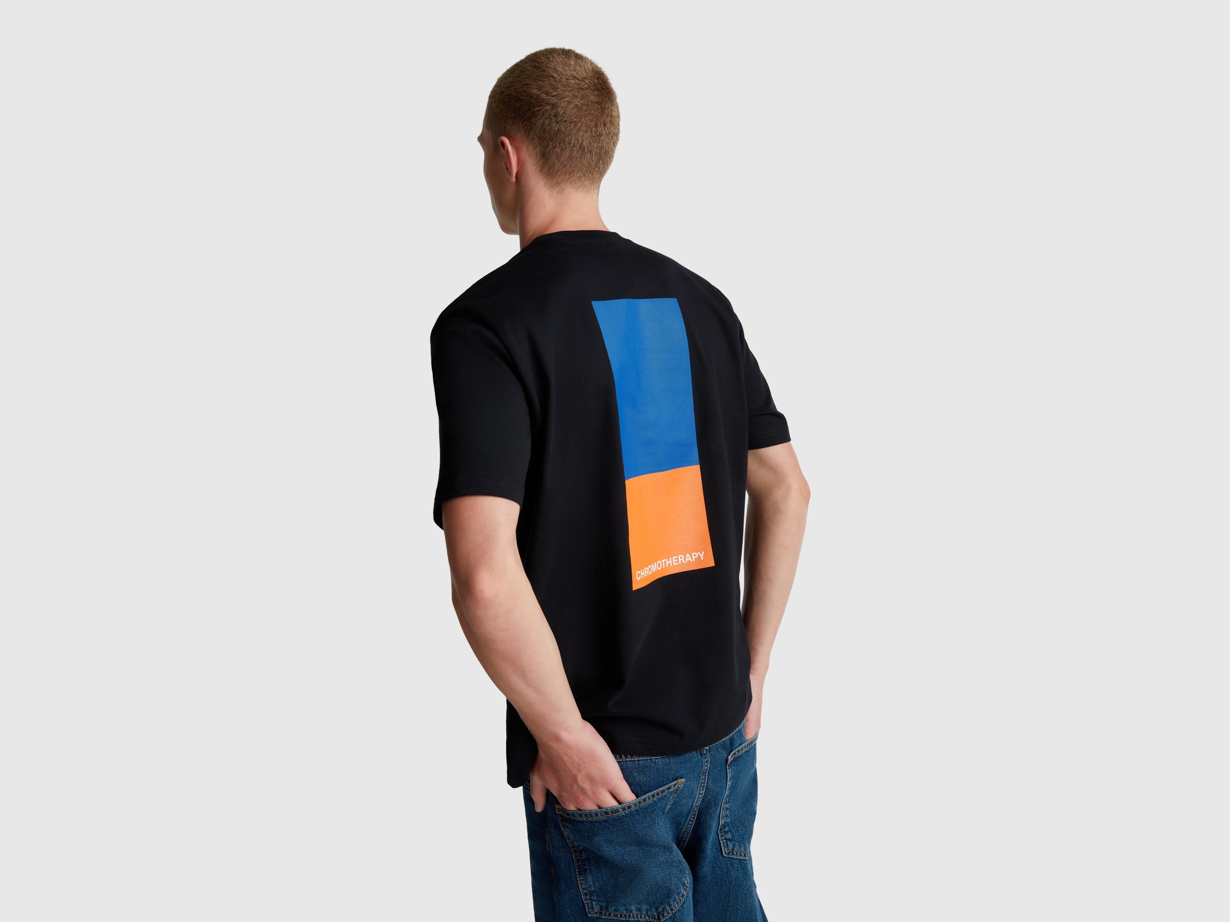 T-shirt relaxed fit com estampa - ucb_image_B