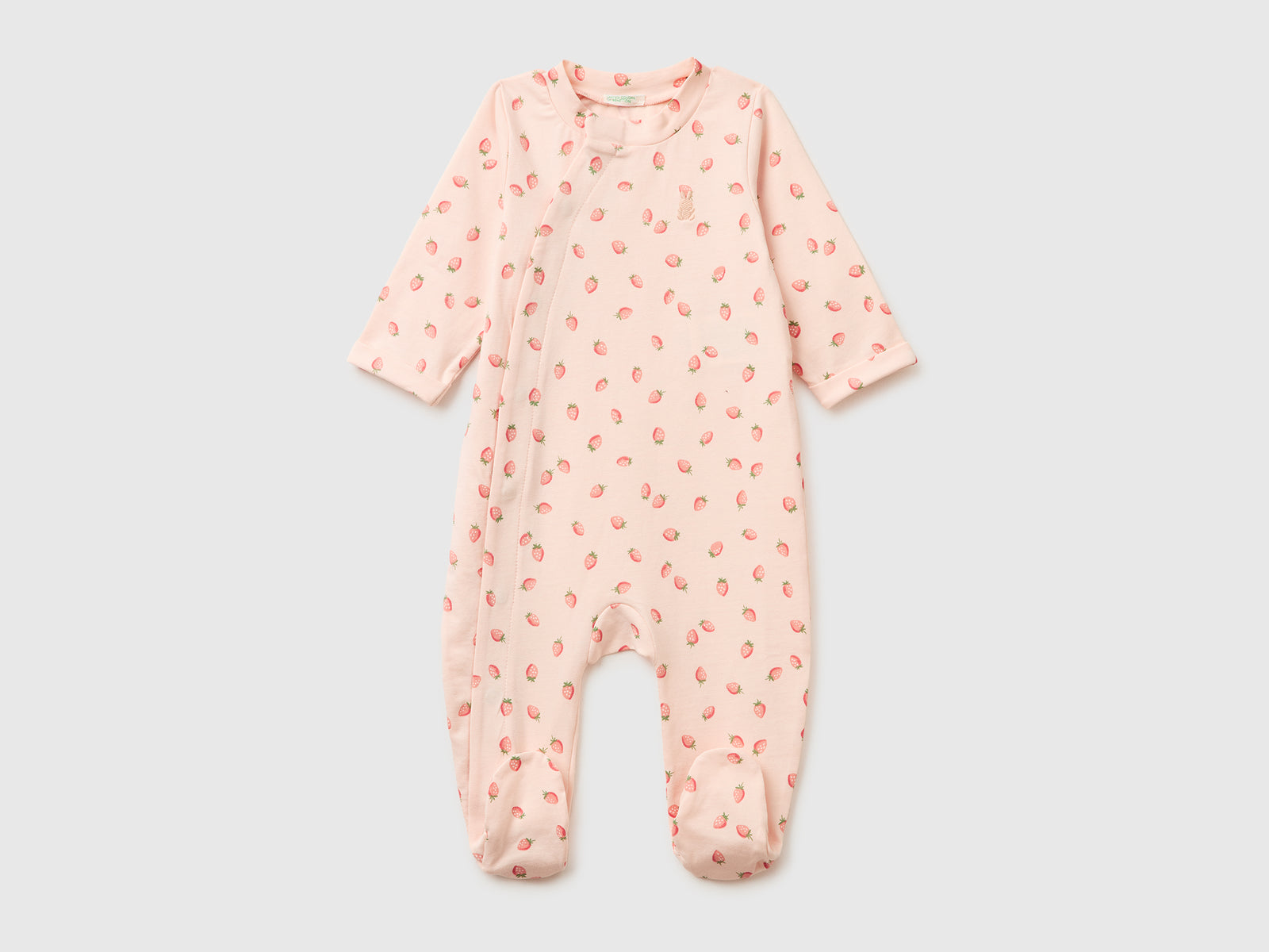 Patterned onesie in stretch organic cotton - ucb_image_FS