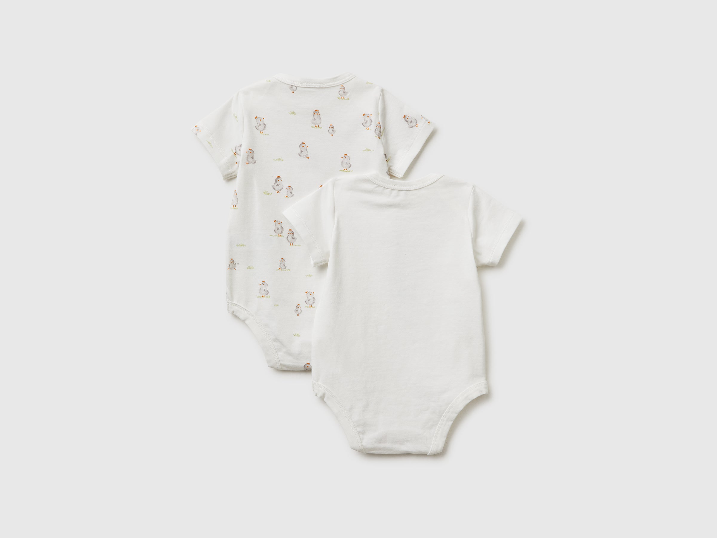 Two bodysuits in stretch organic cotton - ucb_image_BS