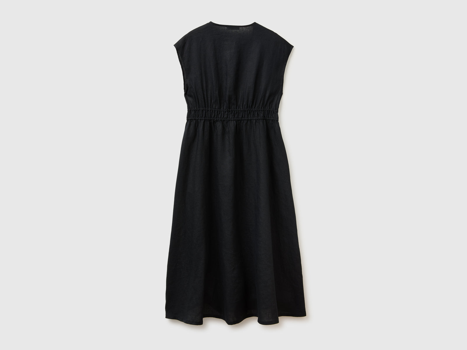 Vestido evasé em linho puro - ucb_image_BS