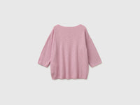 Boxy fit linen blend sweater - ucb_image_BS