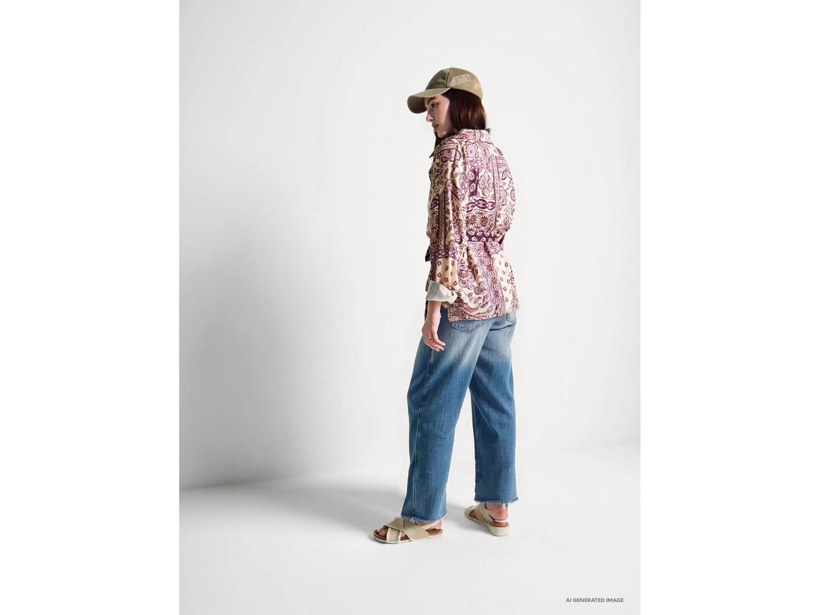 Jeans cropped em algodão - ucb_image_B