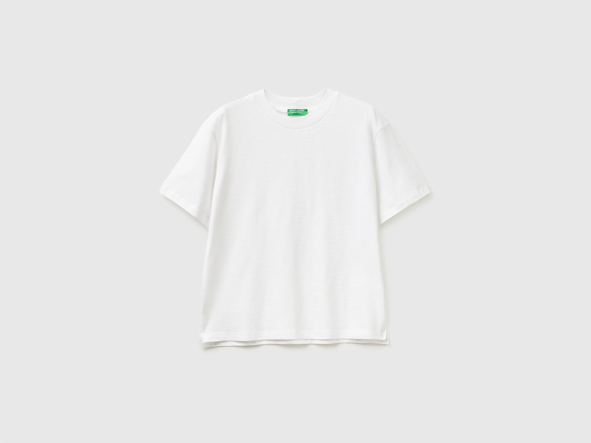 Crew neck t-shirt in lightweight cotton - ucb_image_FS