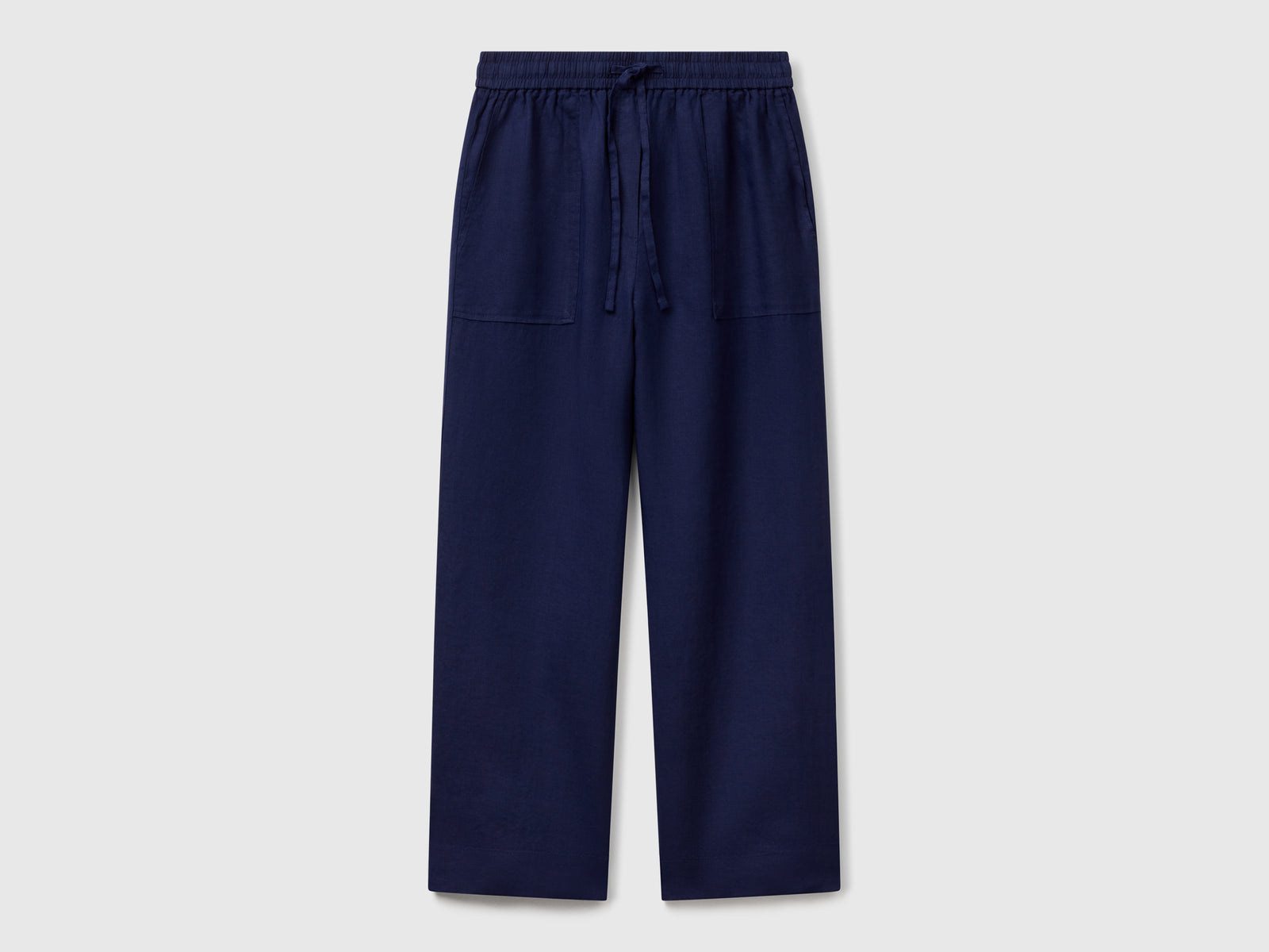 Trousers in pure linen with elastic - ucb_image_FS