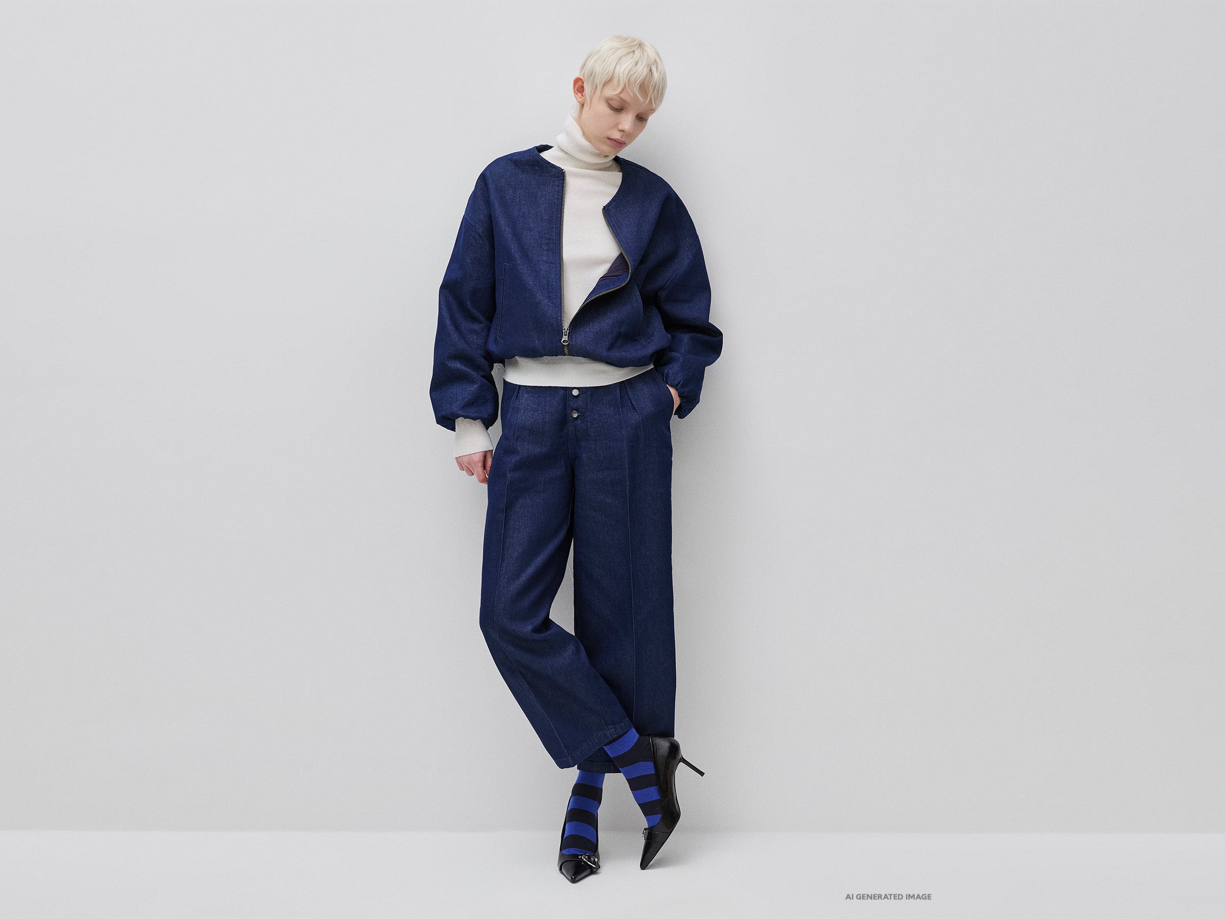 Jeans wide fit com lurex - ucb_image_FY