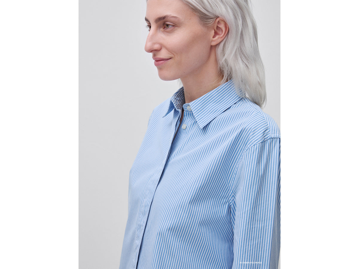 Camisa em algodão às riscas - ucb_image_FY