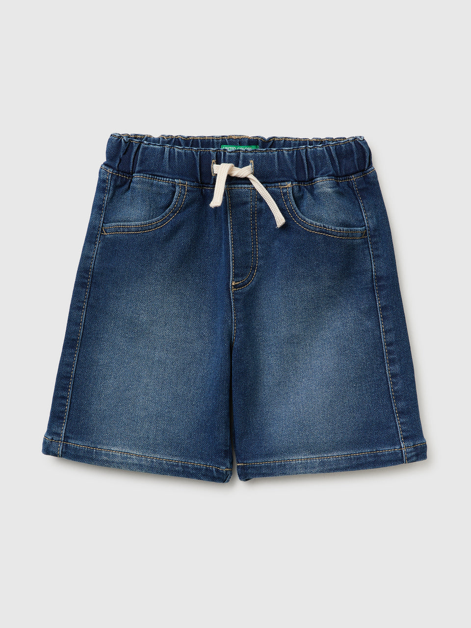 Denim-effect Bermuda shorts - ucb_image_FS