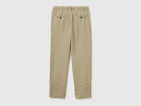 Pure linen drawstring trousers - ucb_image_BS