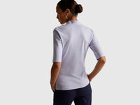 T-shirt slim fit em algodão de fibra longa - ucb_image_B