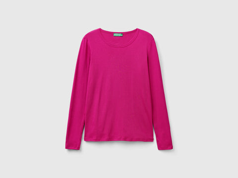 T-shirt de manga comprida em algodão puro - ucb_image_FS