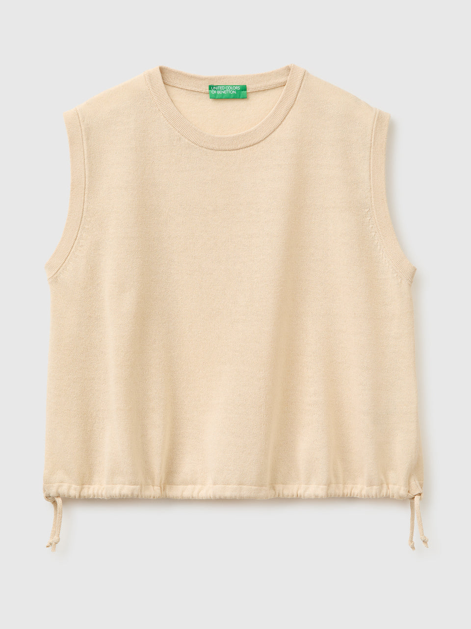 Sleeveless linen blend sweater - ucb_image_FS