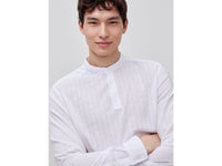 Camisa com carcela de botões riscada - ucb_image_FY