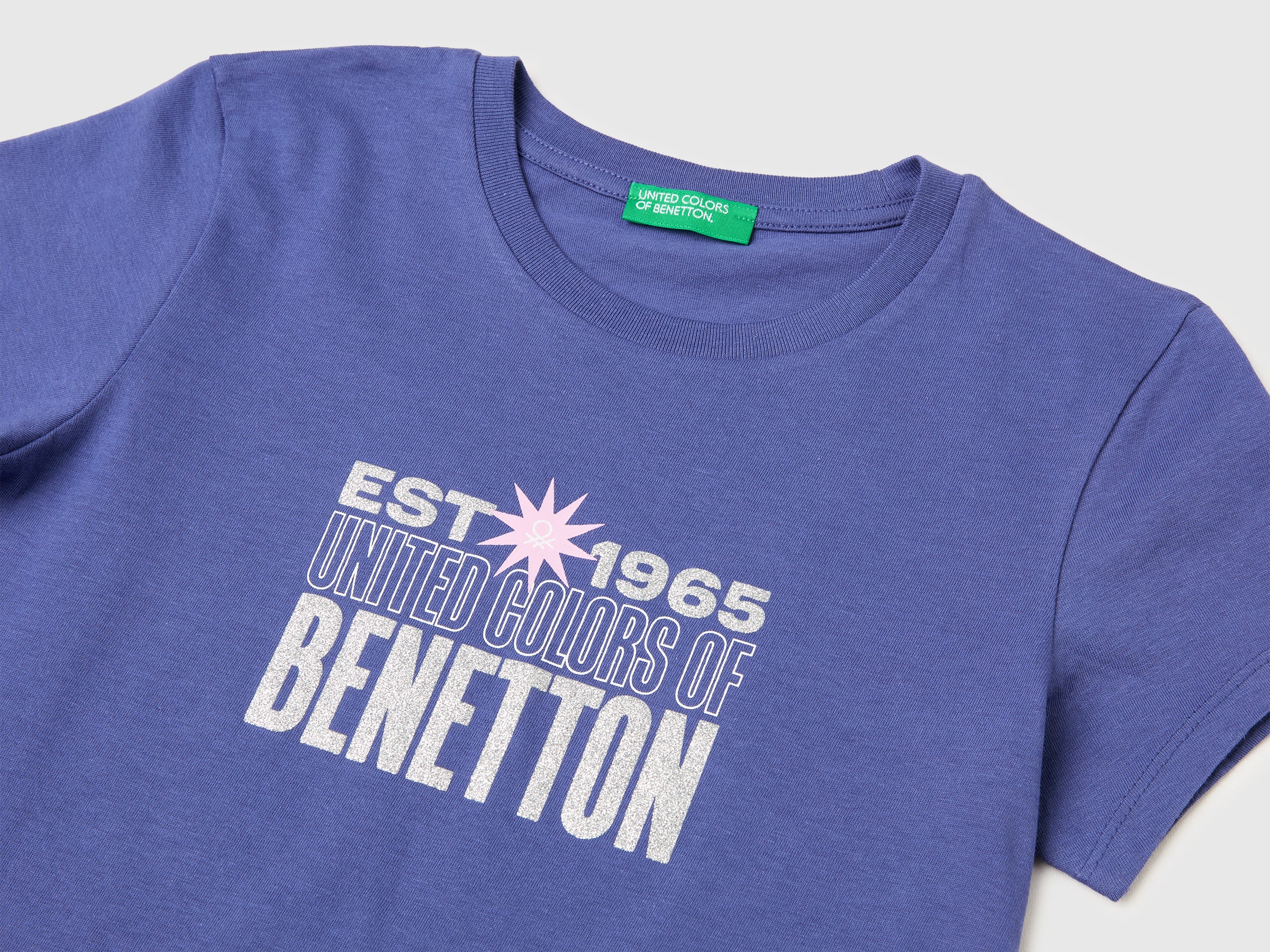 T-shirt with glitter print - ucb_image_DS1