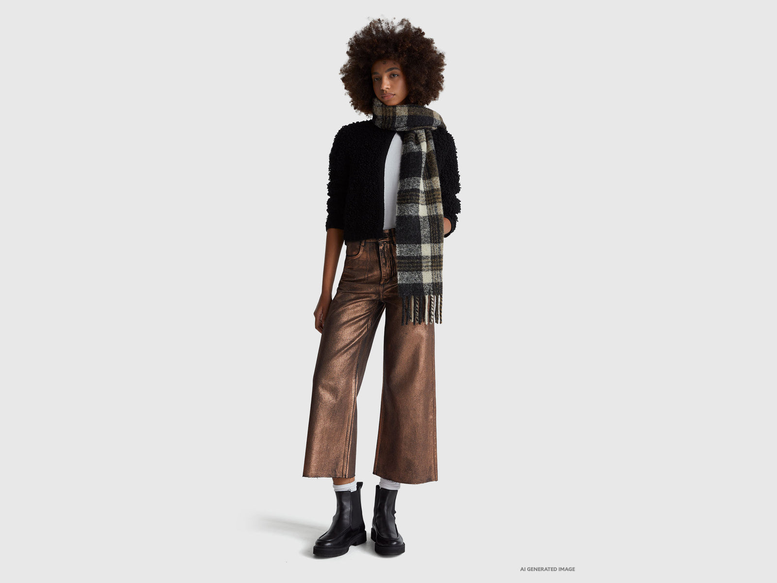Glossy look jeans
